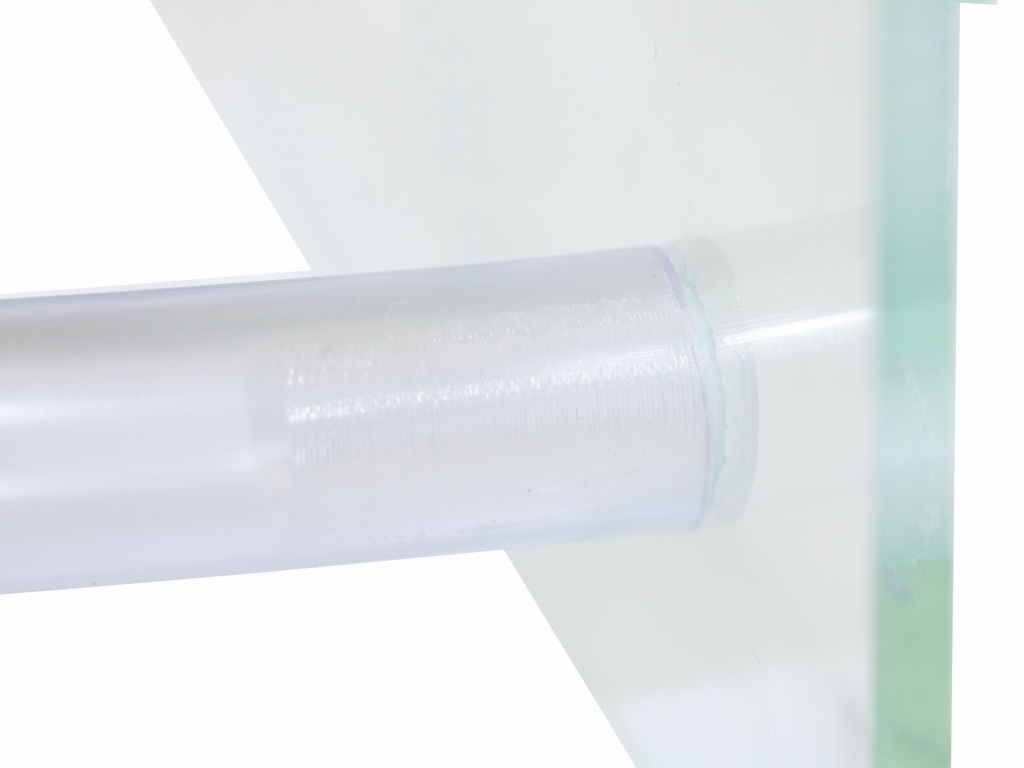 Becken-Schlauchverbinder 10mm - transparent